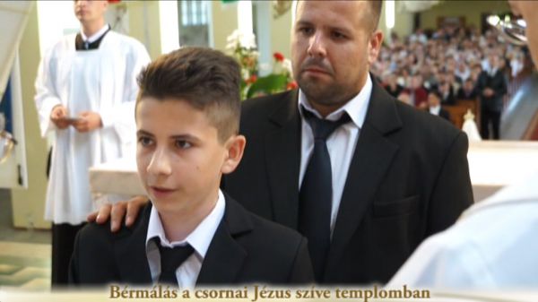 Bérmálás a csornai Jézus szíve templomban 