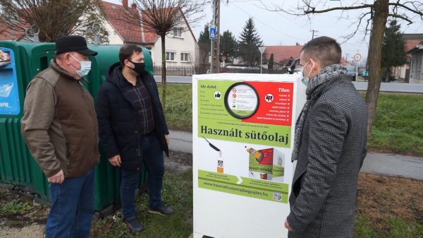 Konténerbe is bedobhatják a használt sütőolajat Csornán